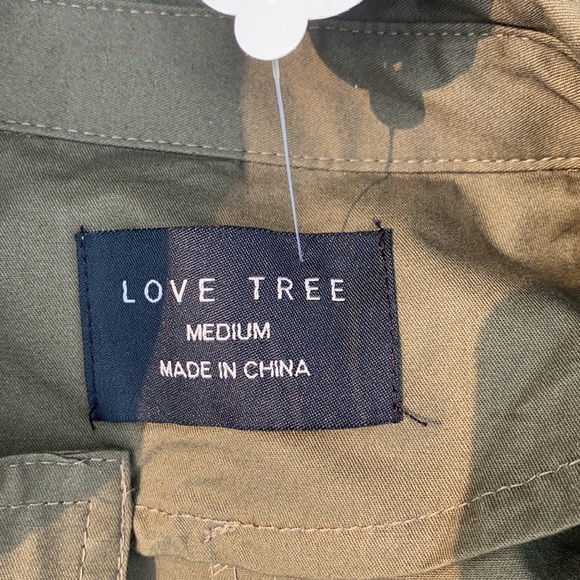 Olive green women’s jacket - Picture 3 of 4